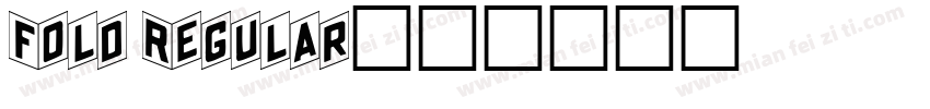 Fold Regular字体转换